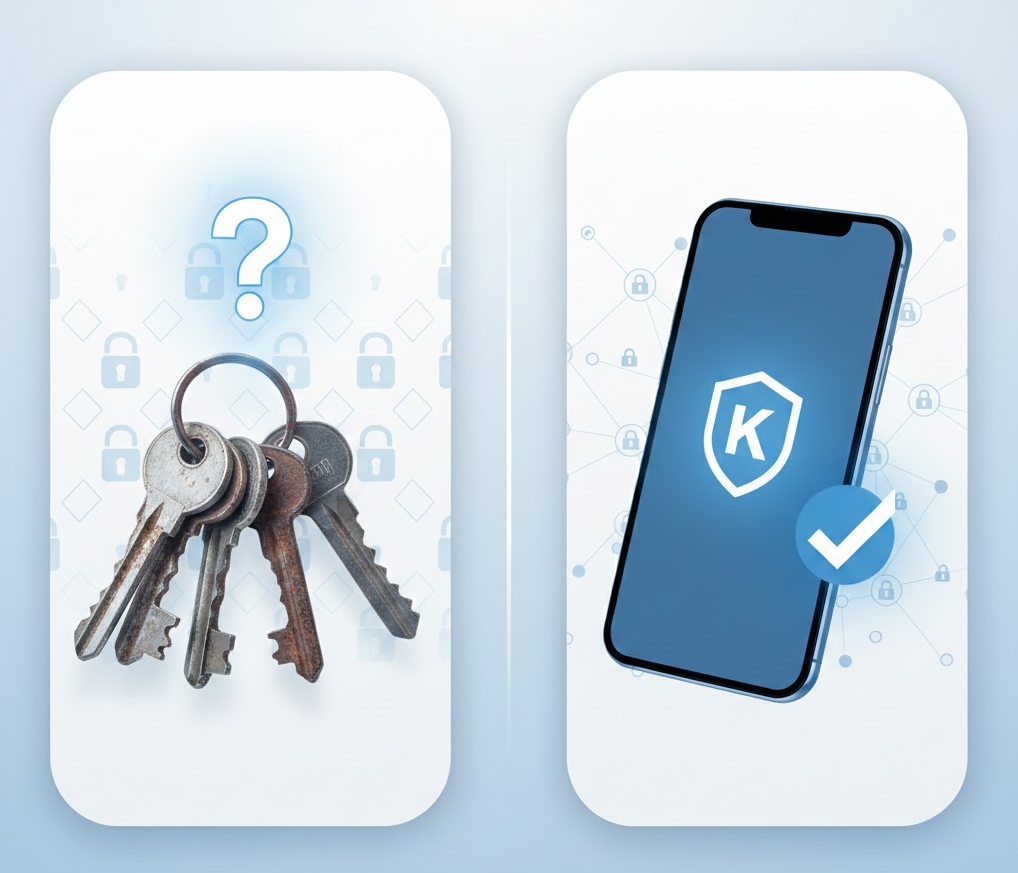 Digital vs fysisk adgangskontrol – Komplet sammenligning 2025